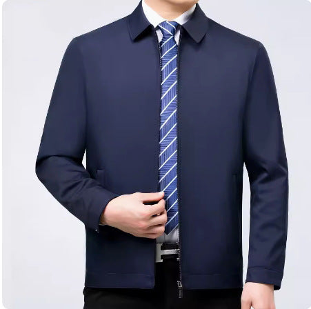 Men's business casual lapel coat