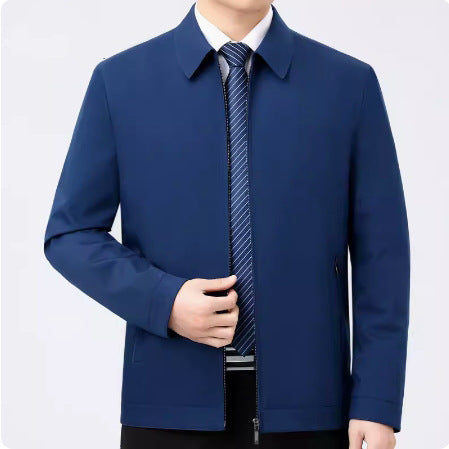 Men's business casual lapel coat