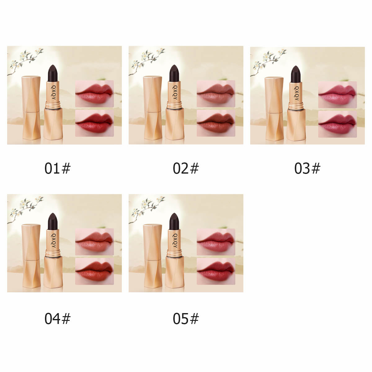 Elegant and charming matte lipstick