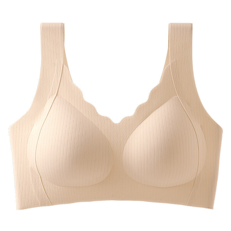 zp531-Women's lift-up seamless wireless bra