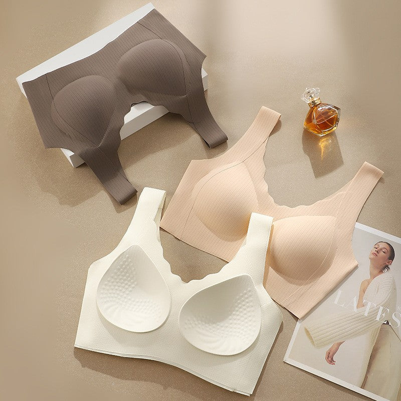 zp531-Women's lift-up seamless wireless bra