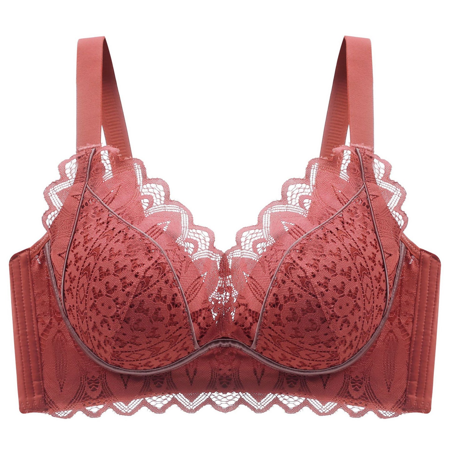 zp532-No-rim comfortable push-up bra for women