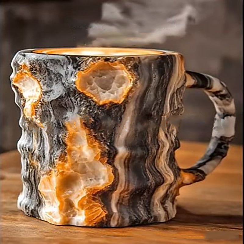 Resin craft mineral crystal innovative coffee cup