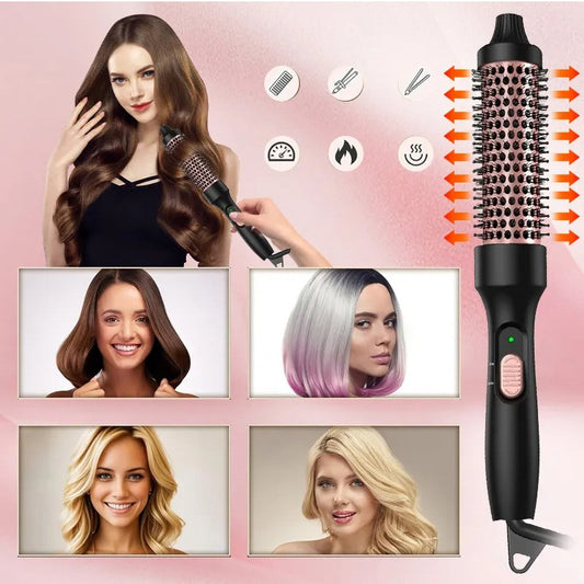 Dual-purpose perm straight hair curling iron