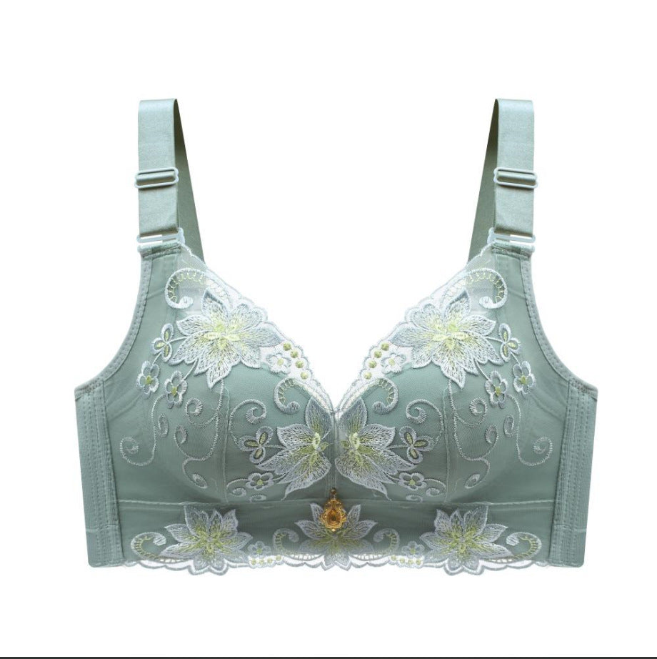 zp550-High-quality lace bra without steel ring