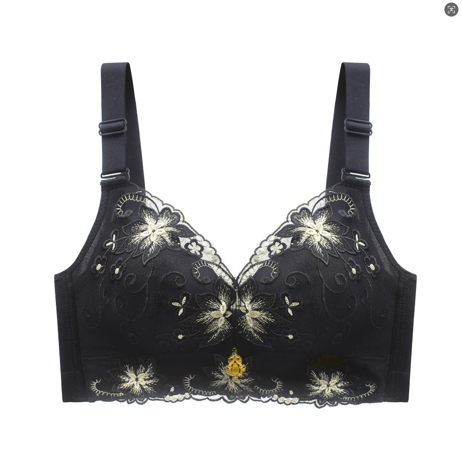zp550-High-quality lace bra without steel ring