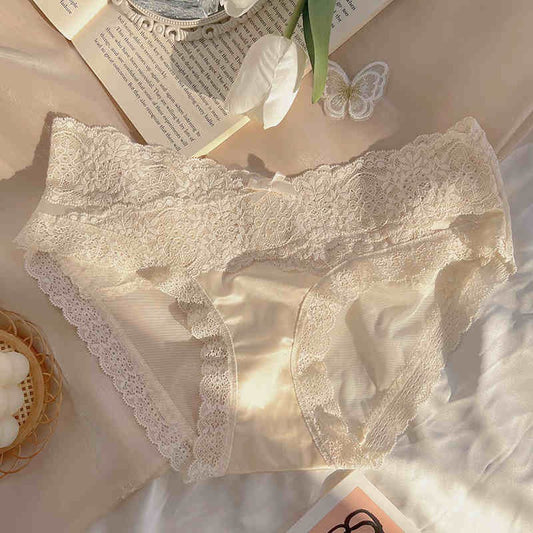 key43-Satin Lace Women's Sexy Underwear