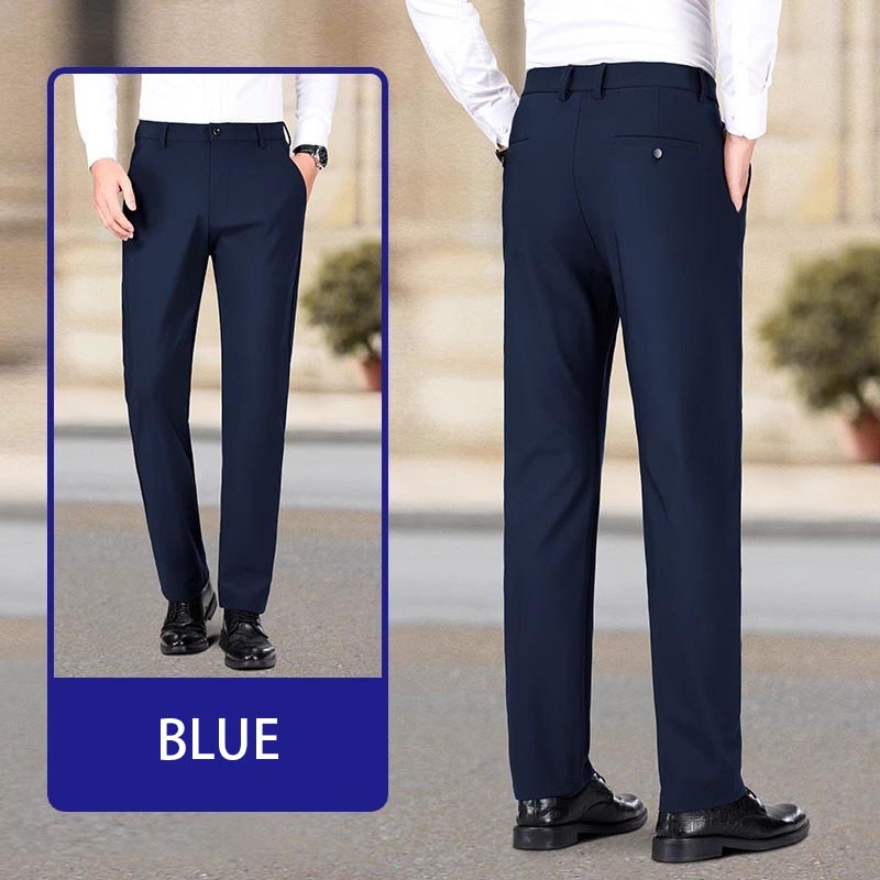 zd320-Men's wide-leg straight loose casual trousers