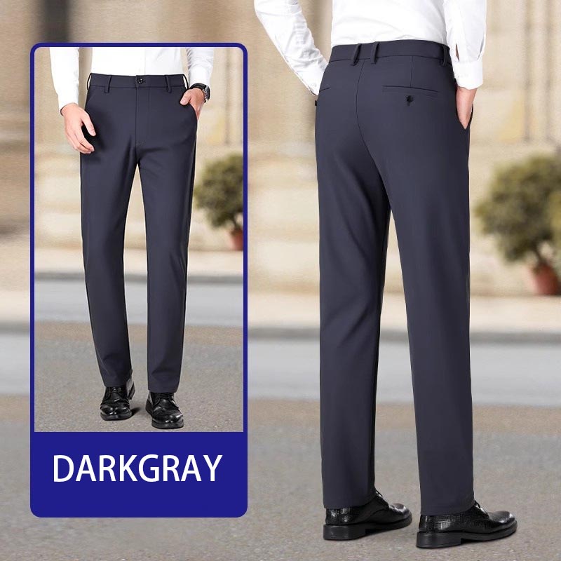 zd320-Men's wide-leg straight loose casual trousers