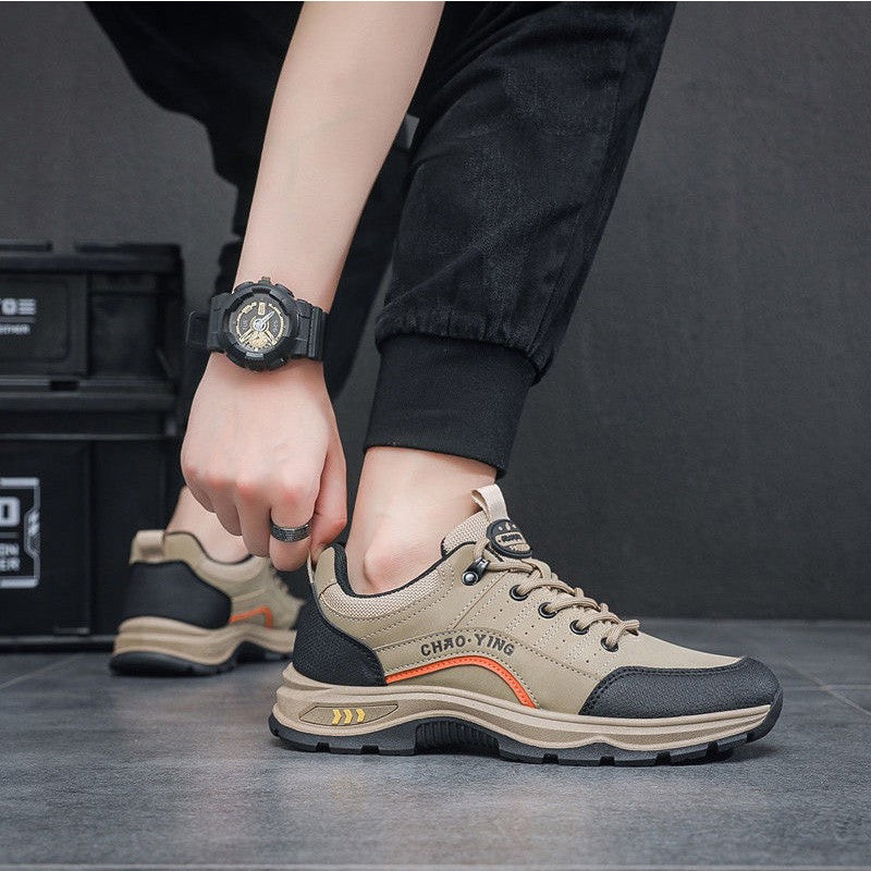 Wear-resistant, waterproof, soft-soled, non-slip men's sports shoes