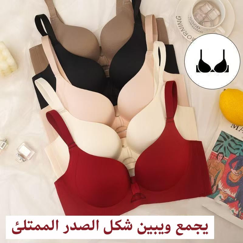 zp577-Women's pull-up push-up bra without wires