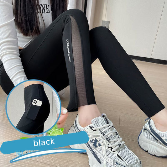 zp579-High waisted tummy-controlling butt lift shark pants leggings