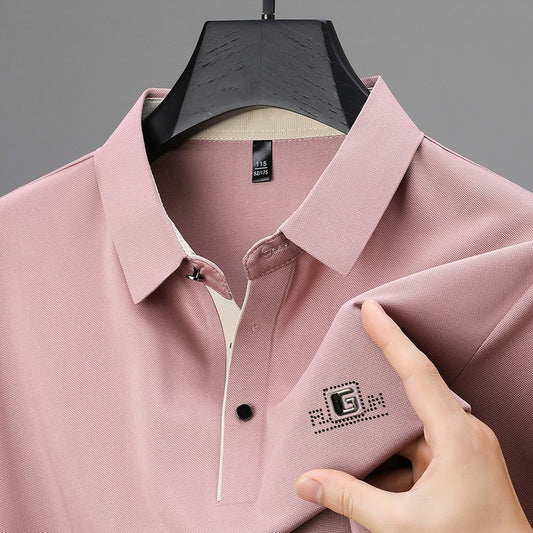 2025 Men's ice silk short-sleeved T-shirt