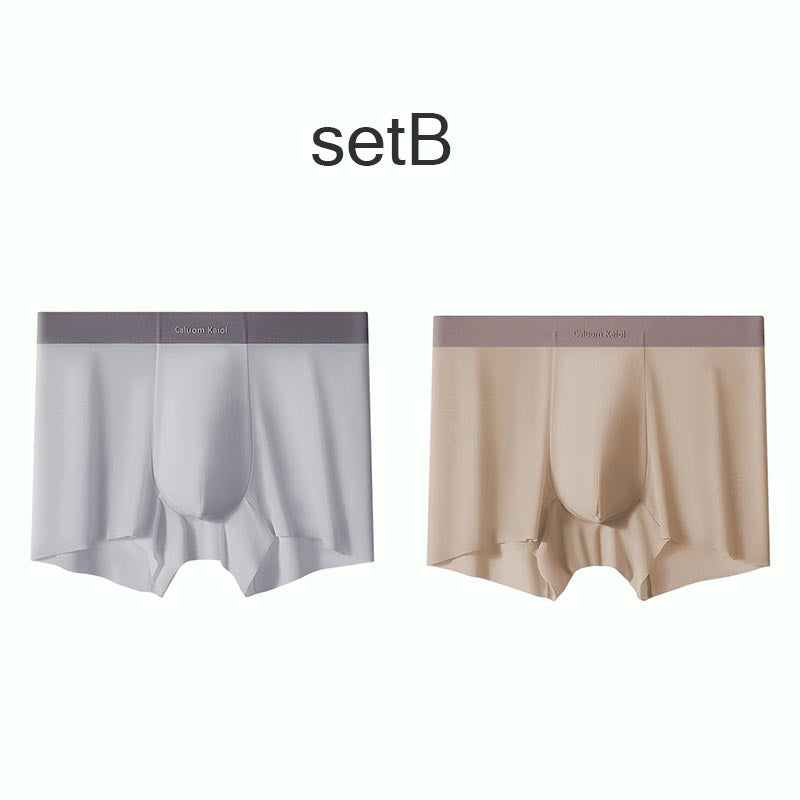 2025 Men's Ultra-Thin Ice Silk Underwear
