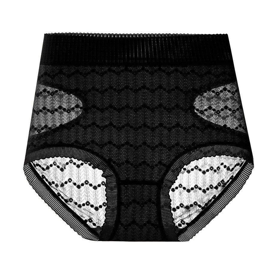 2025 Sexy lace high waist tummy control women's underwear