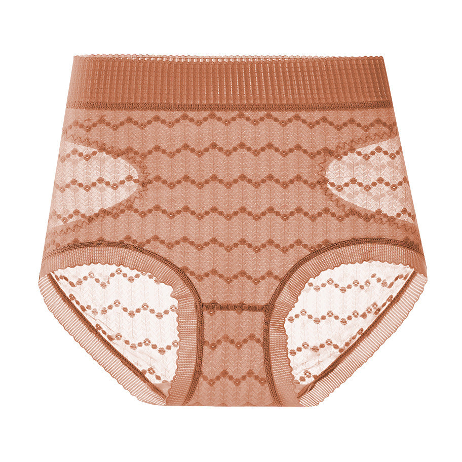 2025 Sexy lace high waist tummy control women's underwear