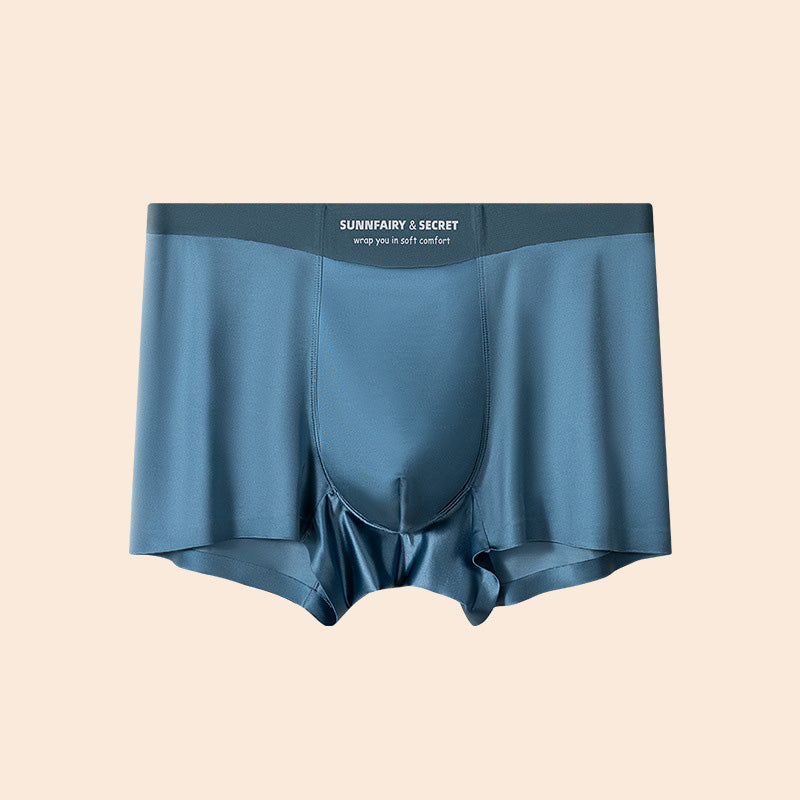zd352-Light luxury satin soft silky breathable men's ice silk underwear