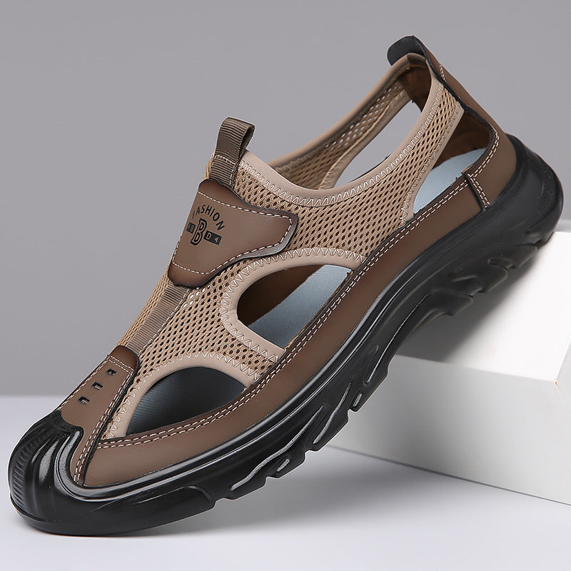 2025 Summer Hollow mesh breathable men's sandals