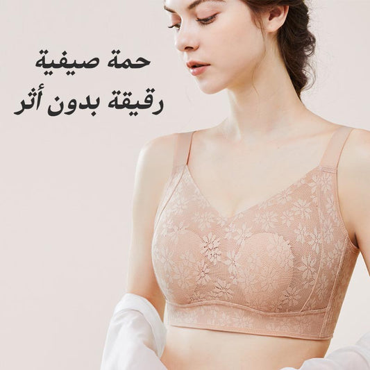 Women's summer anti-sagging bra