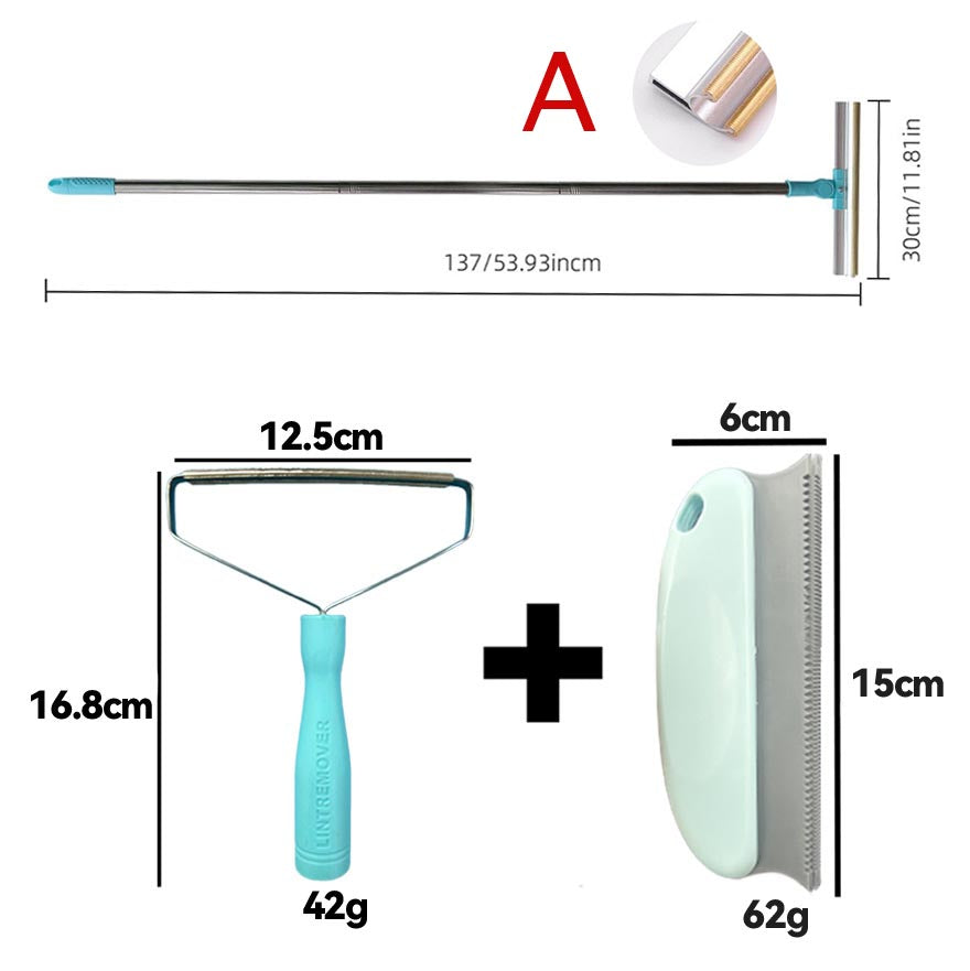 Pet Hair Remover Mop Carpet Scraper