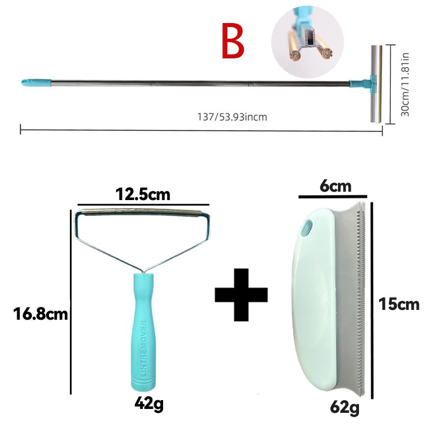 Pet Hair Remover Mop Carpet Scraper