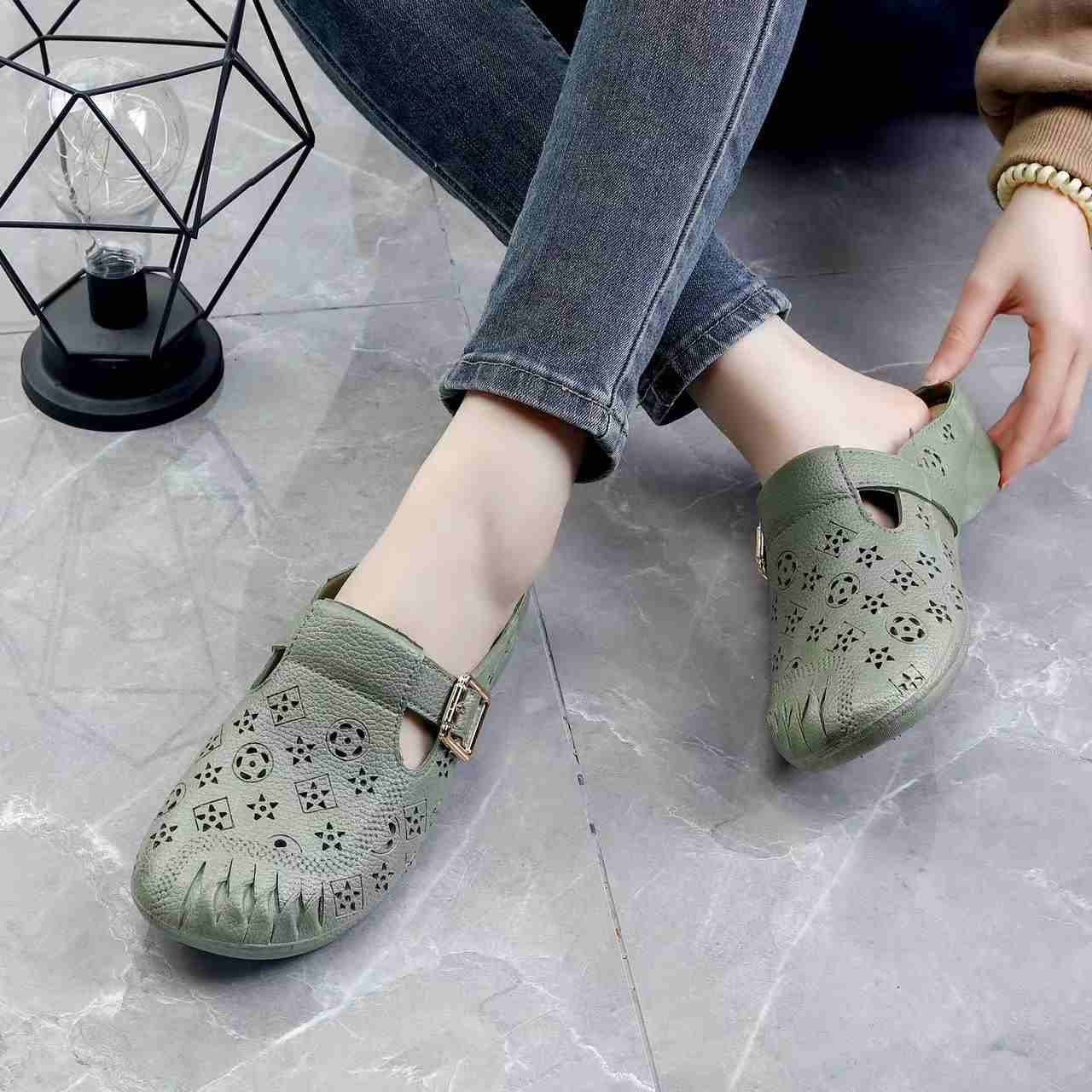 Women's hollow non-slip waterproof sandals