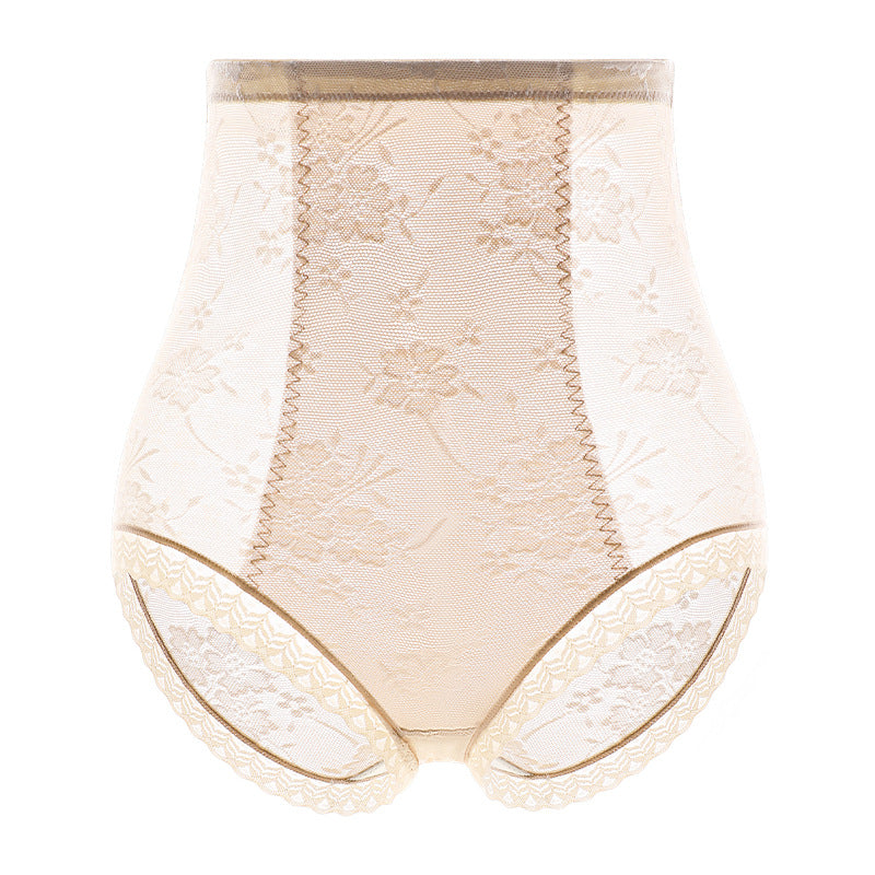 High waist tummy tuck lace sexy women's briefs