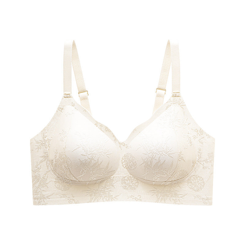 2025 luxury silk push up bra for women