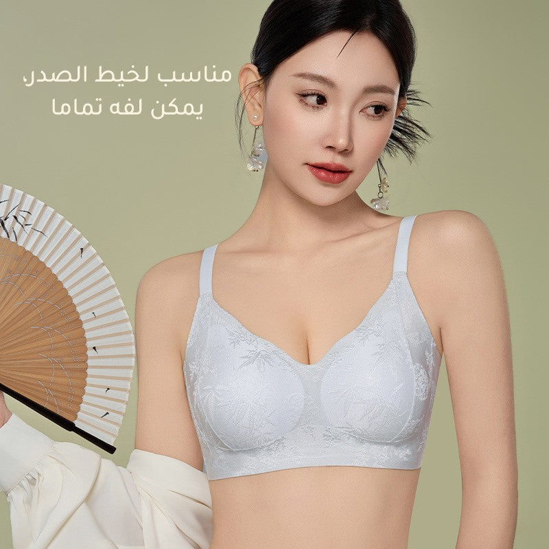 2025 luxury silk push up bra for women