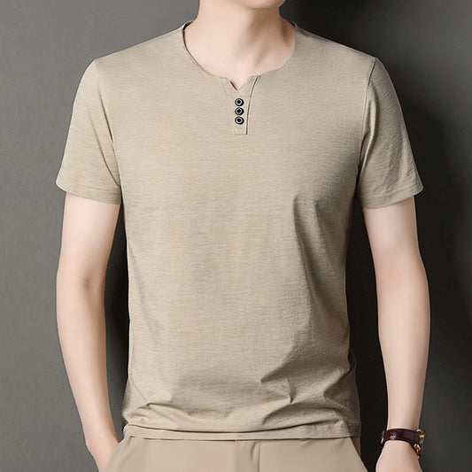 Casual and comfortable men's short-sleeved T-shirt