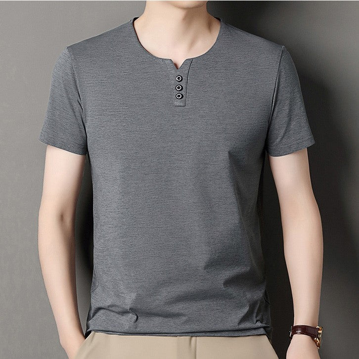 Casual and comfortable men's short-sleeved T-shirt