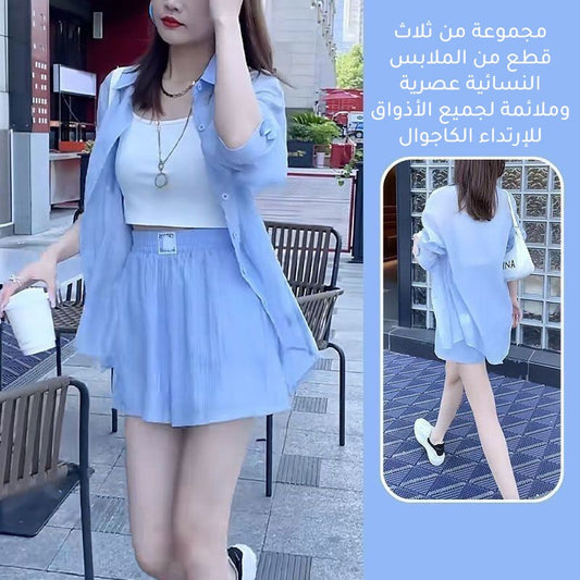 zp606-Casual fashion women's clothing three piece suit
