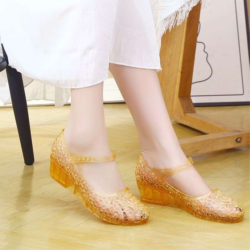 New women's crystal comfortable sandals