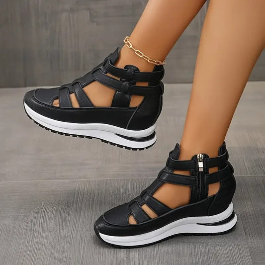 zp623-New Fashion Hollow Thick-soled Casual Sandals