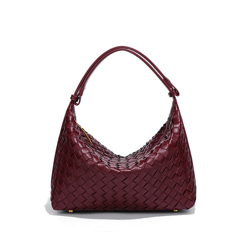 zp624-Women's trendy all-match hand-woven handbag