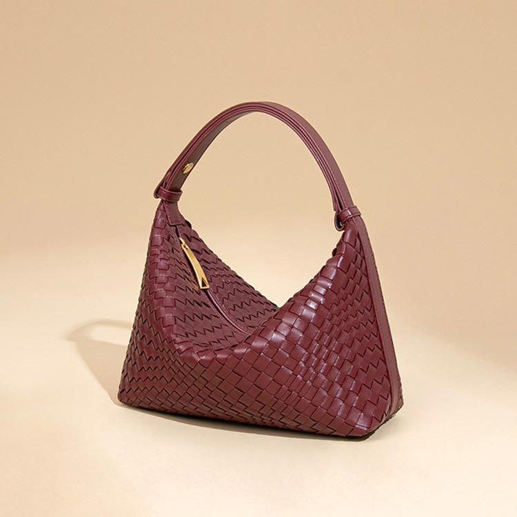 zp624-Women's trendy all-match hand-woven handbag