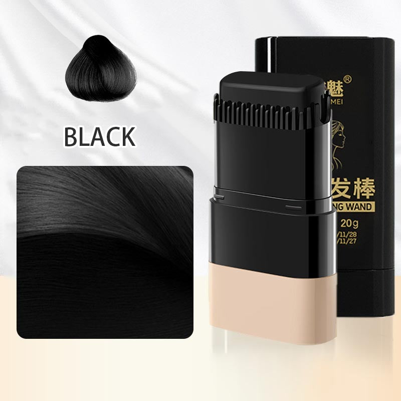 Disposable hair dye sticks to cover gray hair and dye hair easily