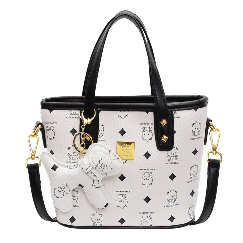 zp627-Women's Korean style fashion printed shoulder bag