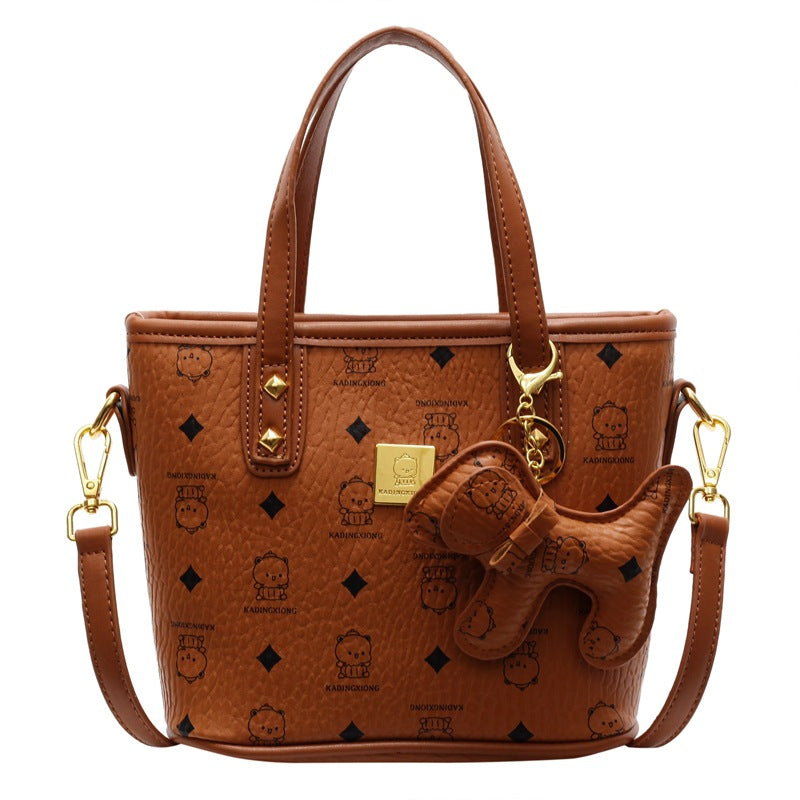 zp627-Women's Korean style fashion printed shoulder bag