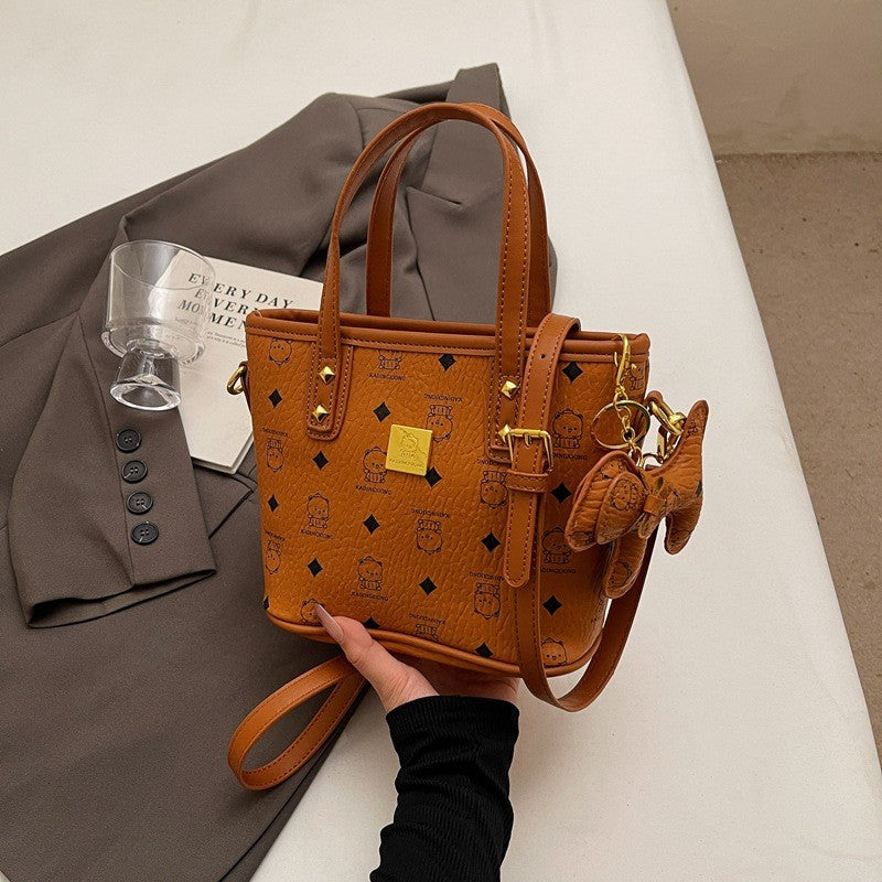 zp627-Women's Korean style fashion printed shoulder bag