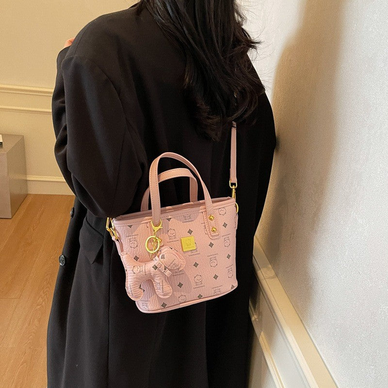 zp627-Women's Korean style fashion printed shoulder bag