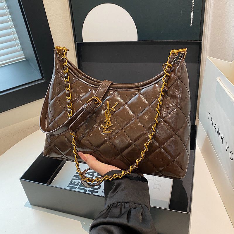 zp731-Chanel style diamond crossbody bag