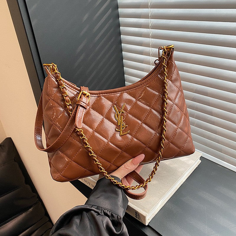 zp731-Chanel style diamond crossbody bag
