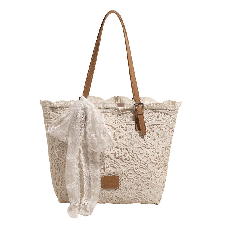 zp734-French lace shoulder bag