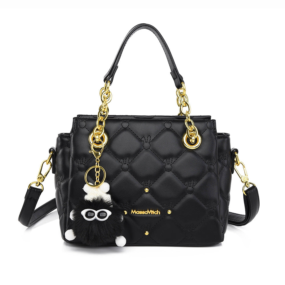 zp735-Small Chanel style light luxury women's backpack