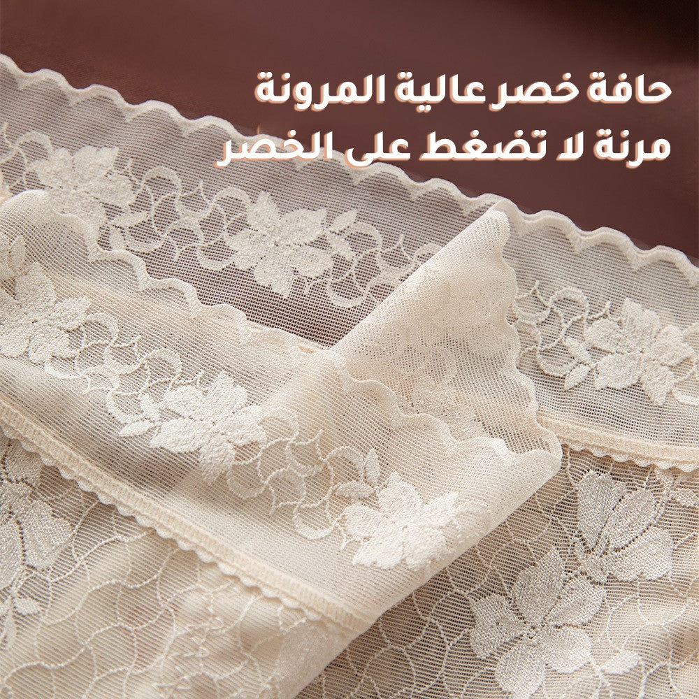 Women's Thin Lace Tummy Control Panties