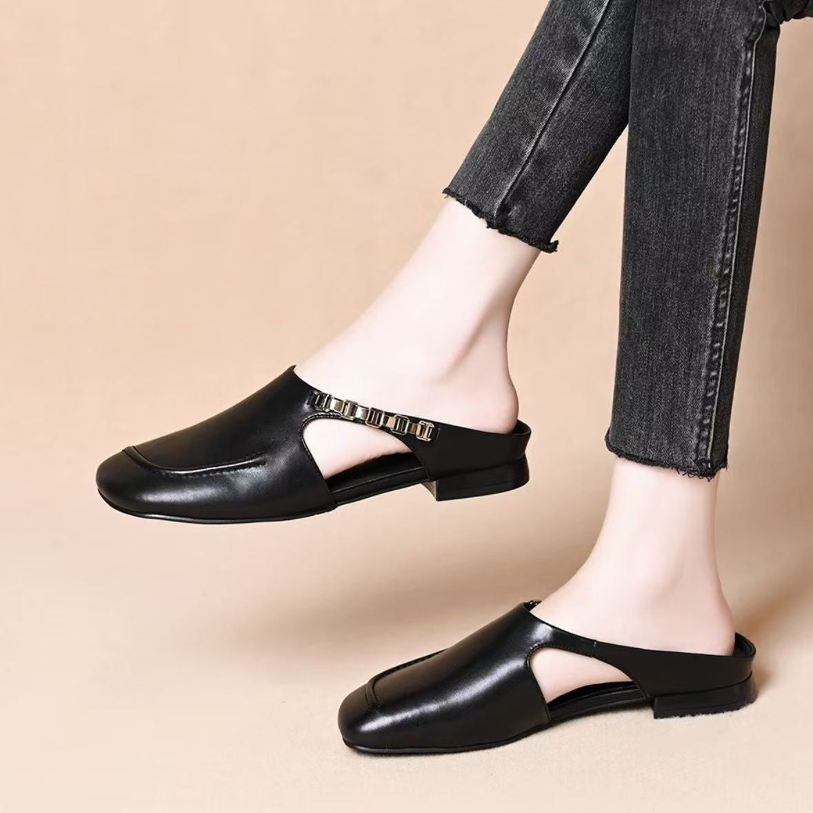 zp637-Women's summer flat slip-on sandals