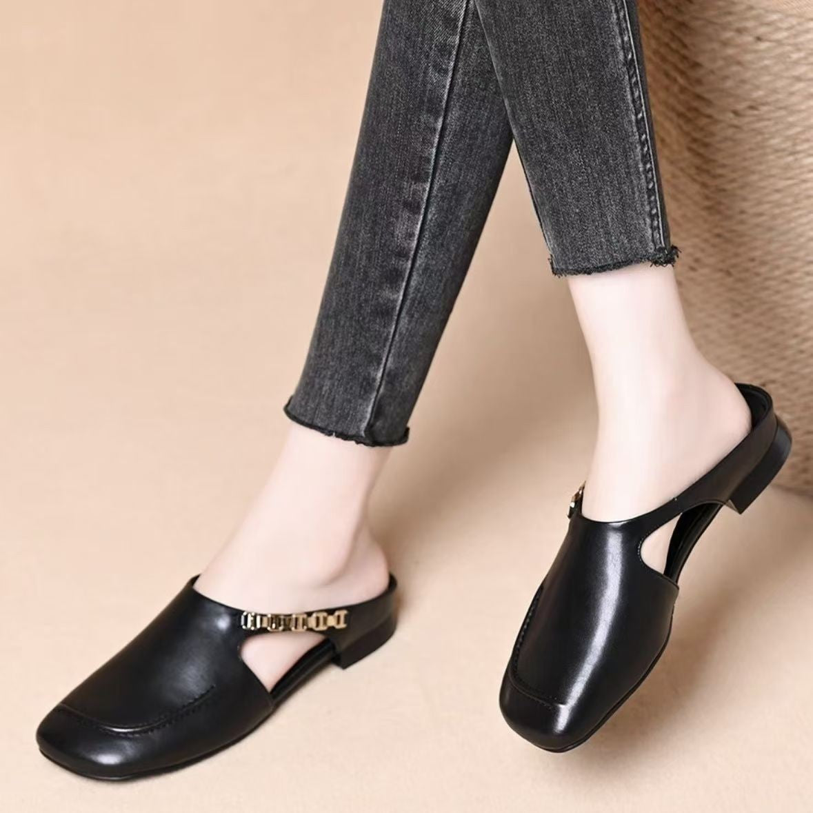zp637-Women's summer flat slip-on sandals