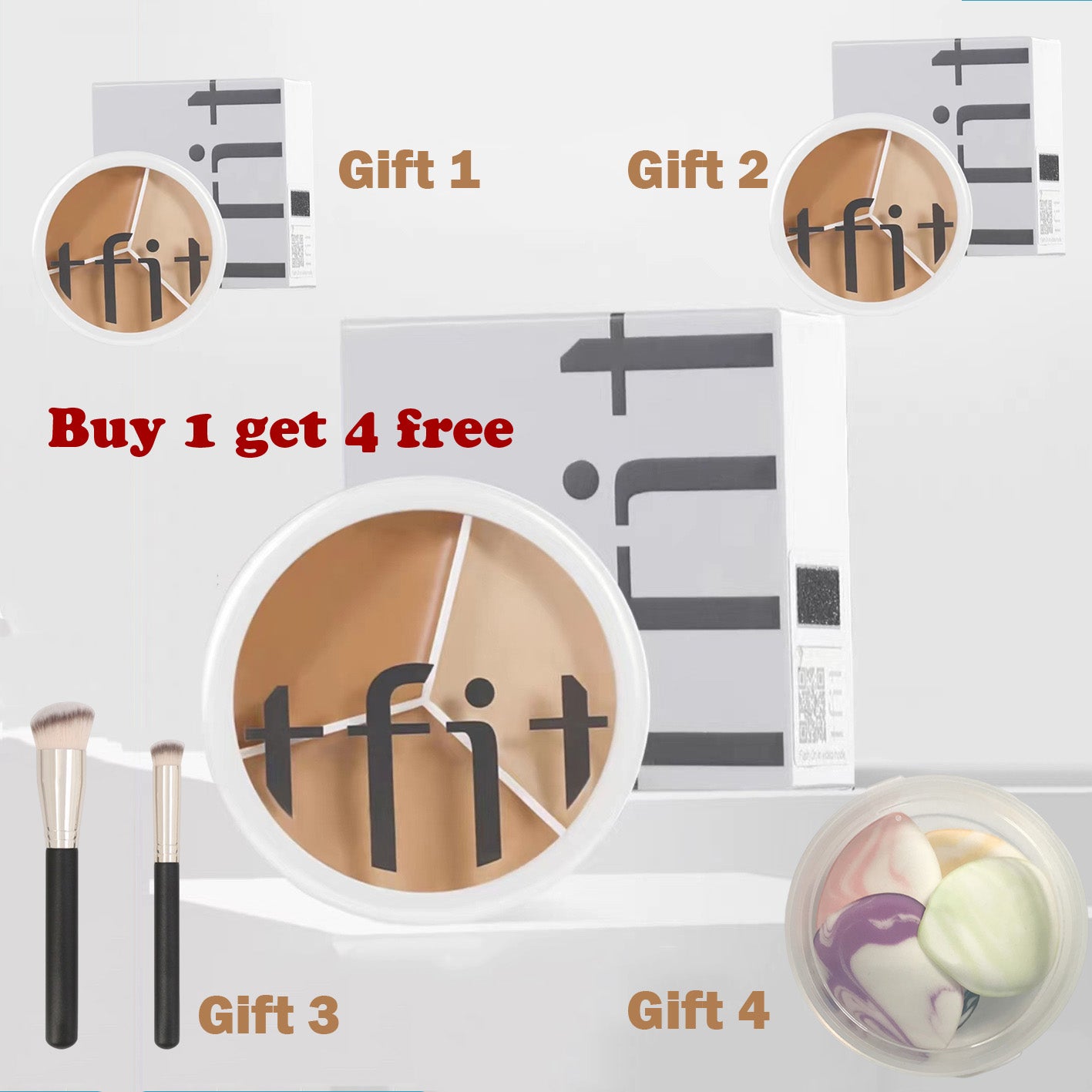 Tri-color concealer【buy 1 get 2 free this week!】