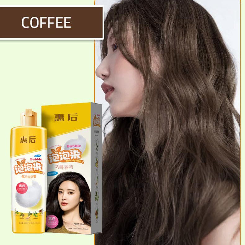 ht187-[buy 1 get 1 free] Bubble Hair Dye Plant Healthy Home Hair Dyeing